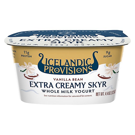 Icelandic Provisions Krimi Skyr Vanilla Bean - 4.4 Oz