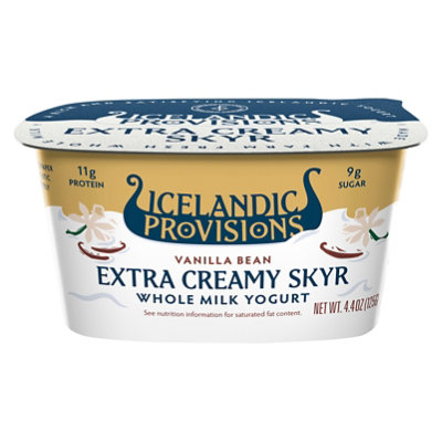 Icelandic Provisions Krimi Skyr Vanilla Bean - 4.4 Oz