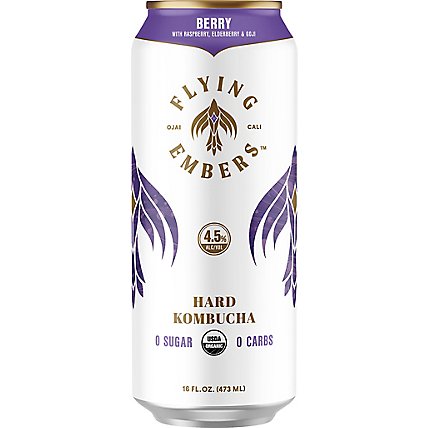 Flying Embers Berry Kombucha In Cans - Image 2