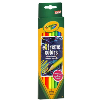 Crayola Colored Pencils Extreme Colors - 8 Count