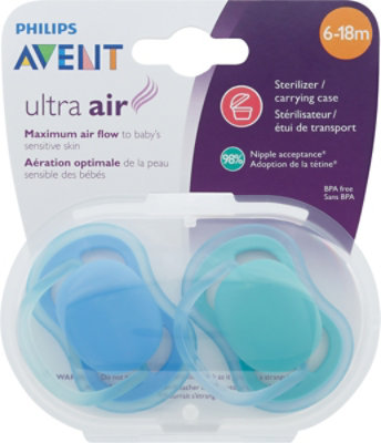 Avent Ultra Air Pacifier 6 To 18 Months - 2 Count - Image 2