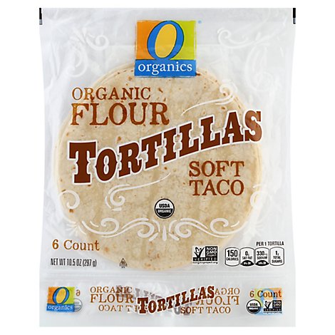 O Organics Tortillas Flour Soft Taco 6ct