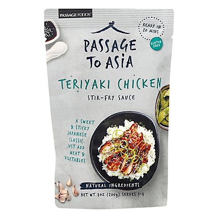 Passage Foods Passage To Asia Stir Fry Sauce Teriyaki Chicken - 7 Oz - Image 1