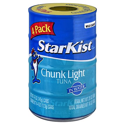 Starkist Chunk Light In Water Tuna 4 Pack - Image 3