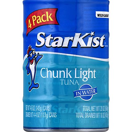 Starkist Chunk Light In Water Tuna 4 Pack - Image 2