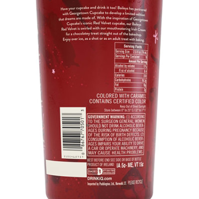 Baileys Red Velvet Irish Cream Liqueur - 750 Ml - Image 3