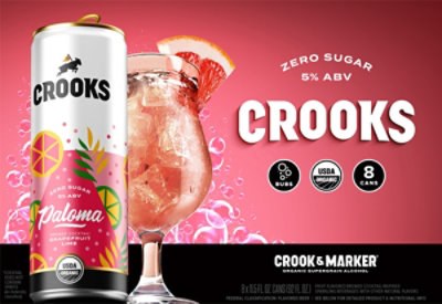 Crooks Grapefruit Paloma In Cans - 8-11.5 Oz - Image 6