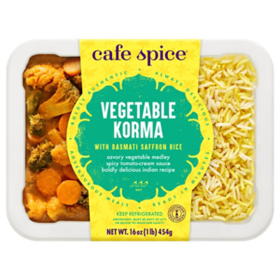 Cafe Spice Vegetable Korma - 16 Oz - Image 1