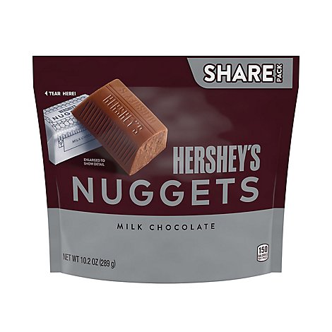 HERSHEYS Nuggets Milk Chocolate Share Pack - 10.2 Oz