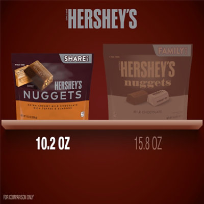 Hersheys Nuggets Milk Chocolate Toffee And Almonds Candy Share Pack - 10.2 Oz - Image 5