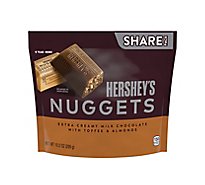 HERSHEYS Nuggets Milk Chocolate Extra Creamy With Toffee & Almonds Share Pack - 10.2 Oz