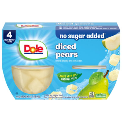 Dole Nsa Pears In Water - 16 Oz