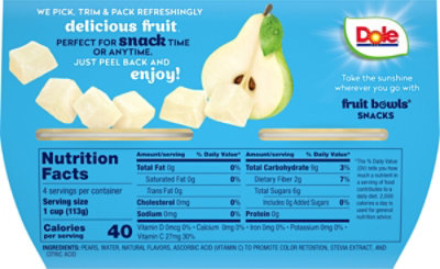 Dole Nsa Pears In Water - 16 Oz - Image 6