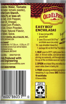 Old El Paso Enchilada Sauce Red Hot - 10 Oz - Image 6