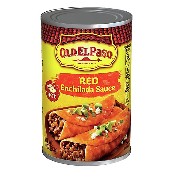 Old El Paso Enchilada Sauce Red Hot - 10 Oz