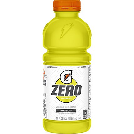 Gatorade Zero Sugar Thirst Quencher Lemon Lime - 20 Fl. Oz. - Image 2