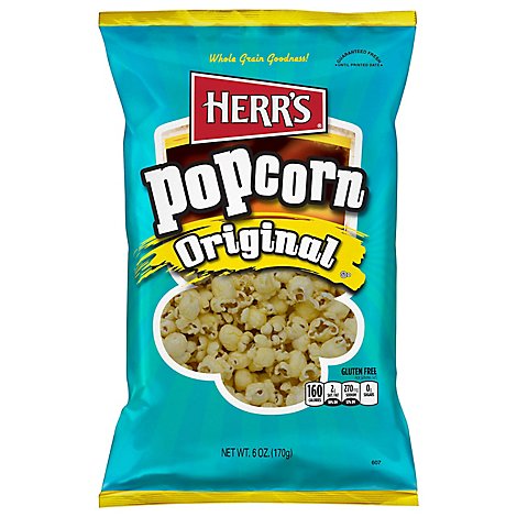 Herrs Popcorn Original - 6 Oz