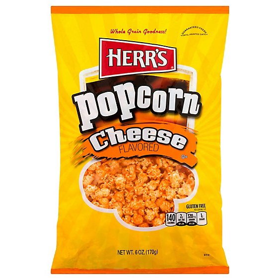 Herrs Popcorn Cheese - 6 Oz