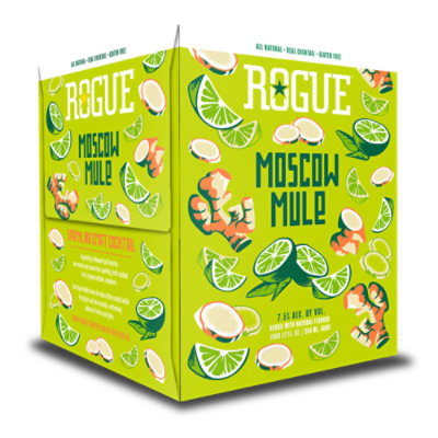 Rogue Rtd Ginger Lime Vodka Mule Can - 4-12 Fl. Oz.