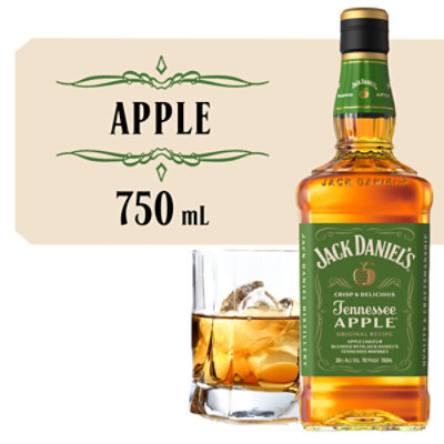 Jack Daniel's Tennessee Apple Whiskey Specialty 70 Proof In Bottle - 375 Ml
