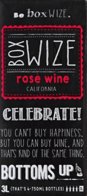 Box Wize Rose Wine - 3 Liter - Image 3