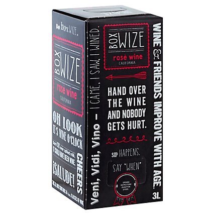 Box Wize Rose Wine - 3 Liter - Image 1