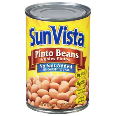 Sun Vista Beans Pinto No Salt Added - 15 Oz