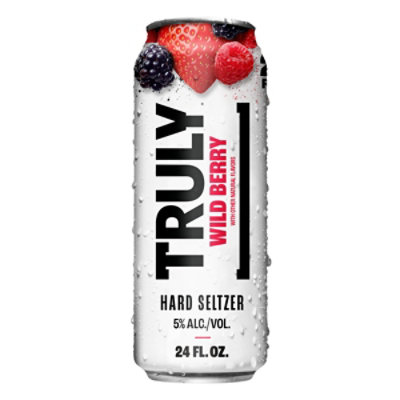 Truly Hard Seltzer Spiked And Sparkling Water Wild Berry 5% ABV Can - 24 Fl. Oz. - Image 2