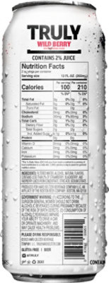 Truly Hard Seltzer Spiked And Sparkling Water Wild Berry 5% ABV Can - 24 Fl. Oz. - Image 3