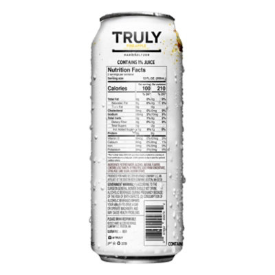 Truly Hard Seltzer Spiked And Sparkling Water Pineapple 5% ABV Can - 24 Fl. Oz. - Image 3