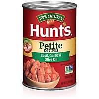 Hunt's Petite Diced Tomatoes Garlic & Olive Oil - 14.5 Oz - Image 2
