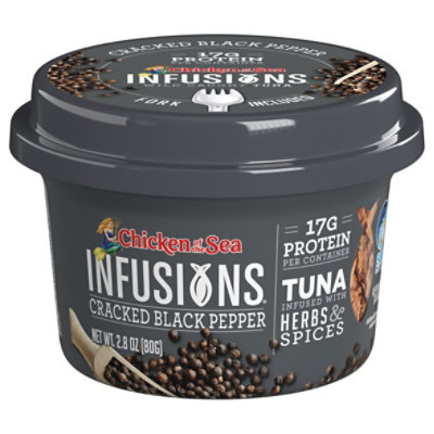 Chicken of the Sea Infusions Tuna Cracked Black Pepper - 2.8 Oz - Image 1