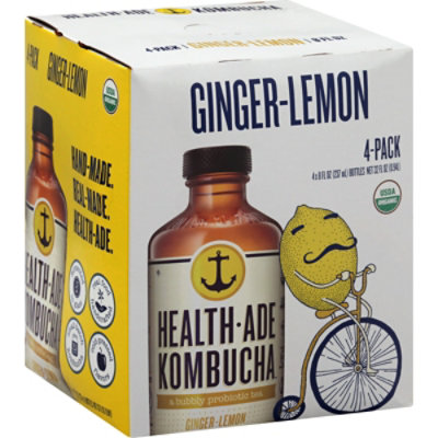 Health Ade Kombucha Ginger Lemon 48 Fl. Oz. Safeway