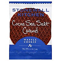 Stonewall Kitchen Waffle Cookie Cocoa Sea Salt Caramel - 1.1 Oz - Image 1