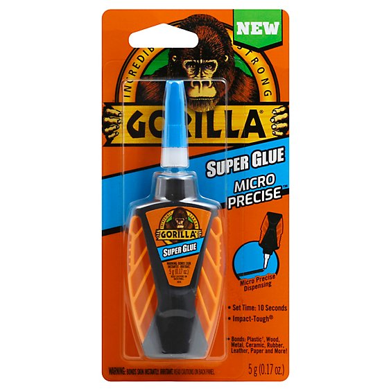 Gorilla Super Glue Micro Precise - 0.17 Oz
