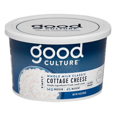 good culture Simply Cottage Cheese 4% Milkfat Whole Milk Classic - 16 Oz - Image 3