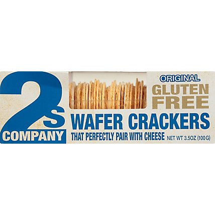 2s Company Cracker Wafer Gluten Free Original - 3.5 Oz - Image 2