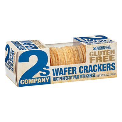 2s Company Cracker Wafer Gluten Free Original - 3.5 Oz