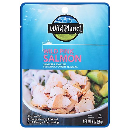 Wild Planet Pouch Salmon Wild Pink - 3 Oz - Image 2