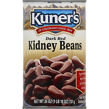 Kuners Beans Kidney Dark Red - 26 Oz - Image 2