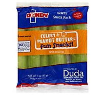 Dandy Celery Snack Pack With Peanut Butter - 4.15 Oz