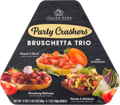 Italian Rose Party Crashers Bruschetta Trio - 21 Oz