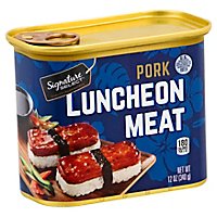 Signature Select Luncheon Meat Pork - 12 Oz - Image 1