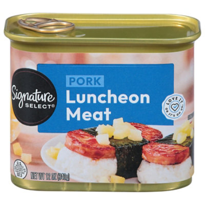 Signature Select Luncheon Meat Pork - 12 Oz