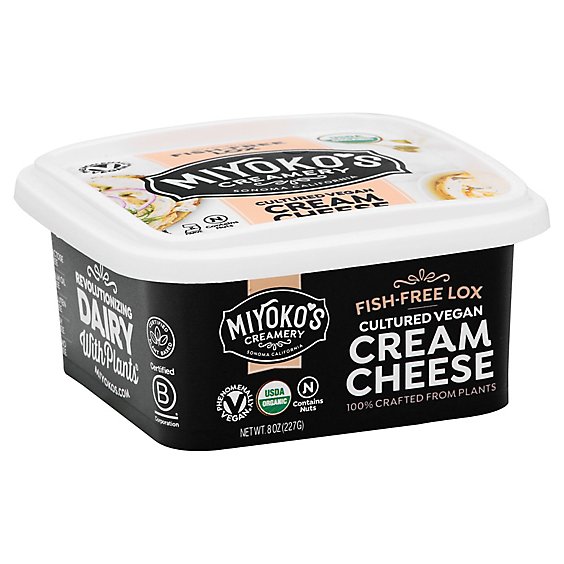 Miyokos Cream Cheese Vegan Unlox Your Dream - 8 Oz