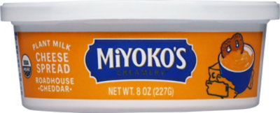 Miyoko's Creamery Roadhouse Cheddar Plant Milk Cheese Spread  - 8 Oz - Image 2