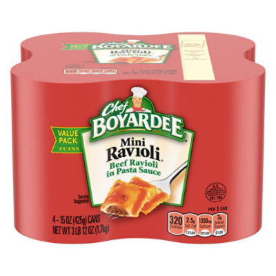 Chef Boyardee Mini Ravioli - 4-15 Oz - Image 1