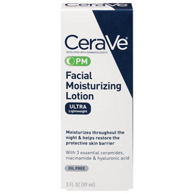 CeraVe PM Facial SPF 30 Moisturizing Lotion - 3 Fl. Oz. - Image 3