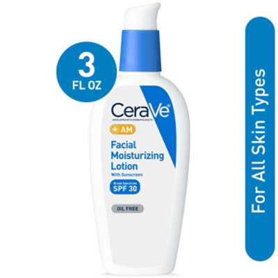 CeraVe AM SPF 30 Facial Moisturizing Lotion - 3 Fl. Oz. - Image 1