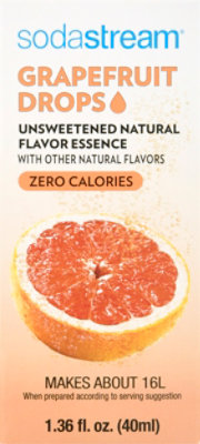 SodaStream Fruit Drops Grapefruit - 1.36 Fl. Oz. - Image 2